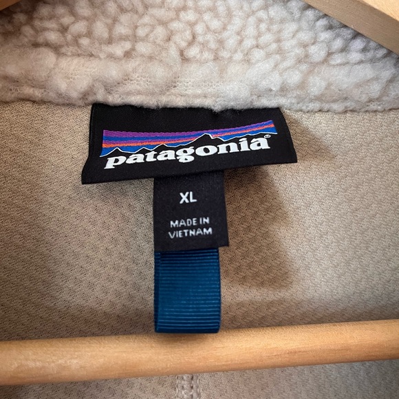 Patagonia Classic Retro X Natural Color Deep Pile Jacket Unisex XL NWOT - Picture 5 of 5